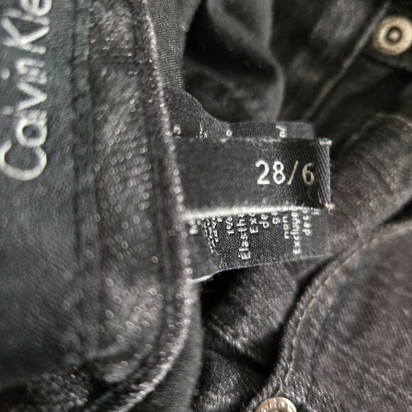 Calvin Klein Jeans Black Ultimate Boot Cut Jeans 28/6 - Picture 10 of 11